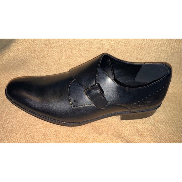 JF J. Ferrar Cambridge Mens Black Monk Strap Dress Shoes 13 M main image 5